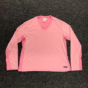 Athleta Pink Long Sleeve Athletic Shirt Women’s M